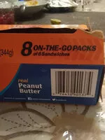 Mängden socker i Lance, toast chee, cracker sandwiches, real peanut butter, real peanut butter