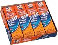 Mängden socker i Toast chee peanut butter crackers