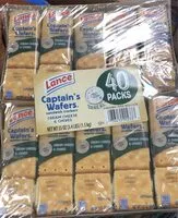 Mängden socker i Captain’s Wafers cream Cheese and Chives