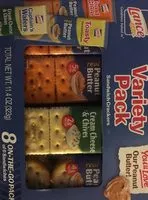 Mängden socker i Lance Cracker Sandwiches Variety Pack