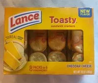 Mängden socker i cheddar cheese sandwich crackers