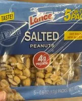 Mängden socker i Salted peanuts