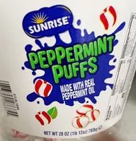 Mängden socker i Peppermint Puffs