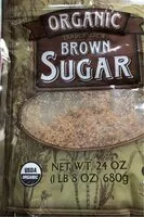 Mängden socker i Organic brown sugar