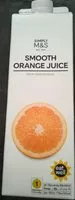 Mängden socker i Smooth orange juice