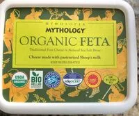 Mängden socker i Mythology Organic Feta cheese