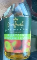 Mängden socker i Premier Varietals, 100% Juice, Mcintosh Apple