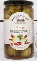 Mängden socker i Paisley farm hot brussels sprouts