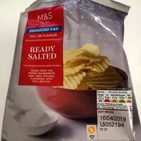 Mängden socker i Reduced Fat Crinkle Cut Crisps Ready Salted