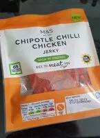 Mängden socker i Chiplote chili chicken jerky