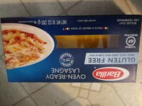 Mängden socker i Gluten free oven-ready lasagne pasta