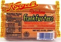 Mängden socker i Skinless Frankfurters