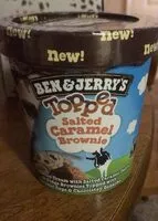 Mängden socker i Topped salted caramel brownie