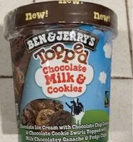 Mängden socker i Topped Chocolate Milk & Cookies