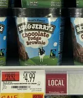 Mängden socker i Ice cream chocolate fudge brownie