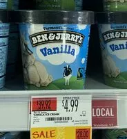 Mängden socker i Vanilla ice cream