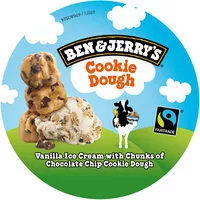 Mängden socker i Ben & Jerry's Glace Cookie Dough Vanille 500 ml