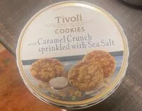 Mängden socker i Cookies with Caramel Crunch Sprinkled with Sea Salt