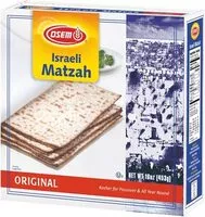 Mängden socker i Osem passover israeli matzah