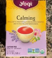 Mängden socker i Yogi teas calming tea tea bags