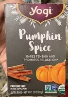 Mängden socker i Pumpkin Spice Tea