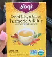 Mängden socker i Sweet ginger citrus tumeric vitality