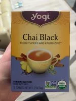 Mängden socker i yogi tea Chai Black