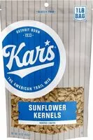 Mängden socker i Nuts sunflower kernels snacks roasted lightly