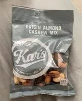 Mängden socker i Raisin Almond Cashew Mix