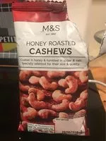 Mängden socker i Honey Roasted Cashews