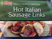 Mängden socker i Hot Italian Sausage Links