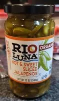 Mängden socker i Rio Luna hot & sweet sliced jalapeños organic