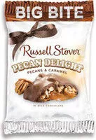 Mängden socker i Pecans & caramel pecan delight in milk chocolate