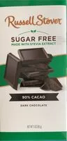Mängden socker i Sugar Free Dark Chocolate 90% Cacao