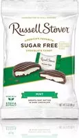 Mängden socker i Sugar free dark chocolate mint patties with stevia