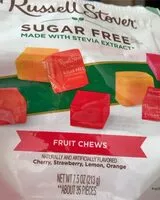 Mängden socker i Fruit chews