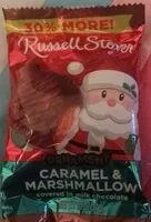 Mängden socker i Ornament caramel marshmallow covered in milk chocolate