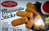 Mängden socker i Italian Breaded Mozzarella Sticks