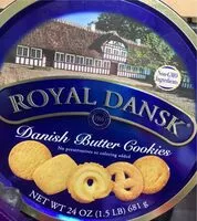 Mängden socker i Danish butter cookies