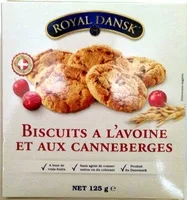 Mängden socker i Biscuits à l'avoine et aux canneberges