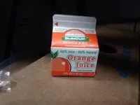 Mängden socker i 100% Orange Juice from Concentrate