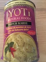 Socker och näringsämnen i Jyoti natural foods