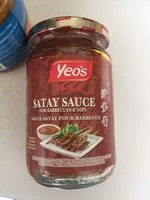 Mängden socker i Yeo's Satay Sauce