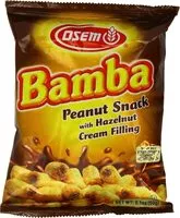 Mängden socker i Bamba hazelnut cream peanut butter snacks all