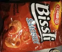 Mängden socker i Bissli smokey flavored crunchy wheat snack perfect