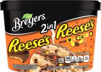 Mängden socker i Breyersreese'schocolatereese'sminipieces in icecream
