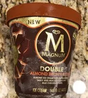 Mängden socker i Double almond ice cream with brown butter sauce