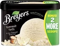 Mängden socker i Ice Cream, Homemade Vanilla