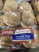 Mängden socker i Restaurant style gourmet sesame seed hamburger buns