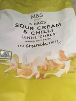 Mängden socker i Sour cream & chili